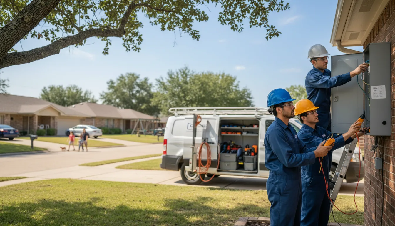 Certified electrician providing emergency electrical services in Browerville, MN